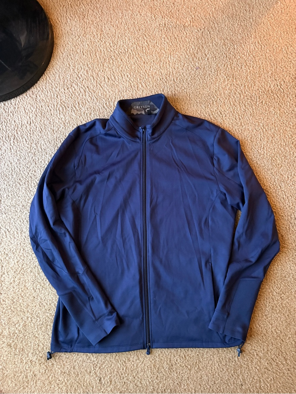 Greyson Men's Deep Blue Full-Zip Lightweight Jacket